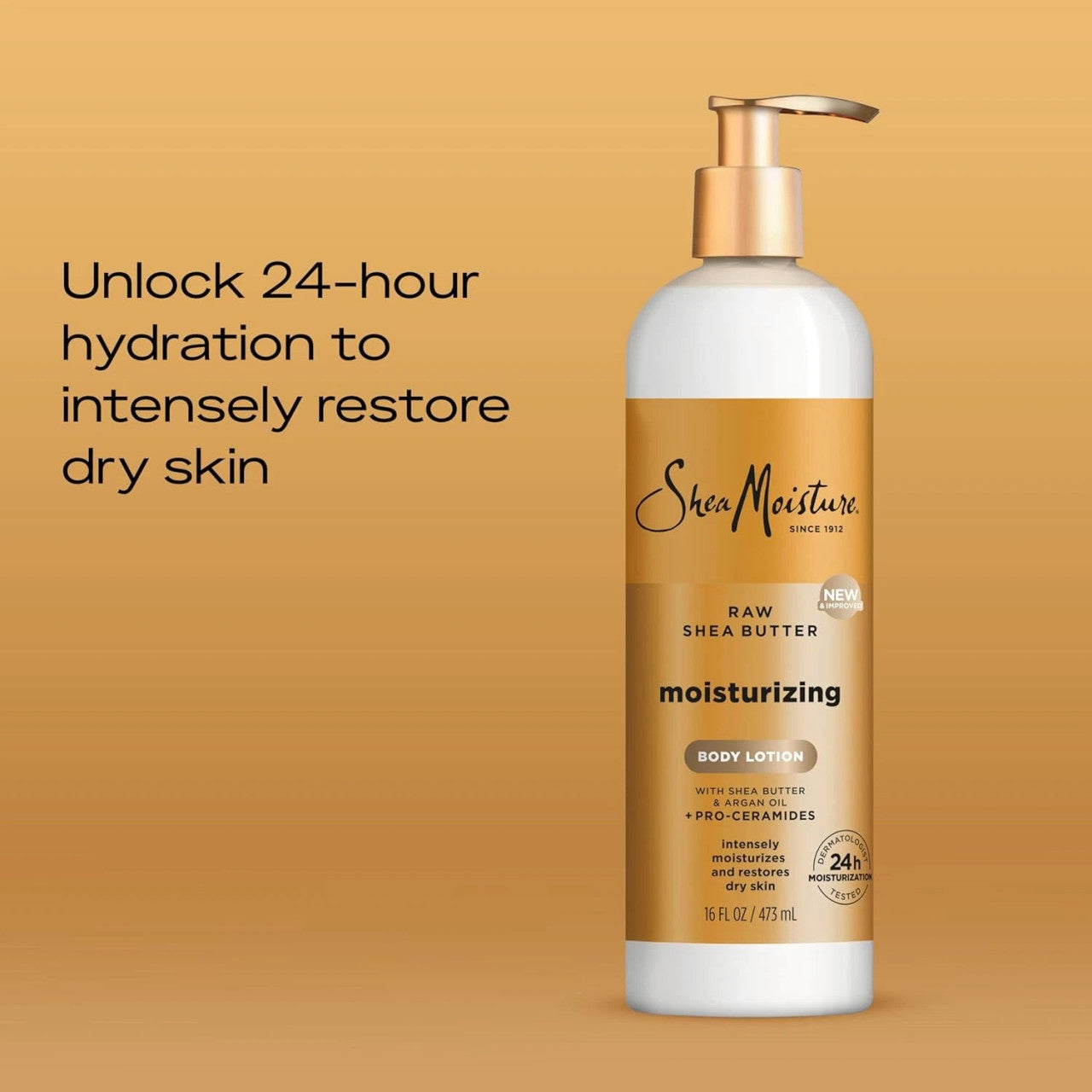 SheaMoisture Raw Shea Butter Hydrating Body Lotion (16oz)
