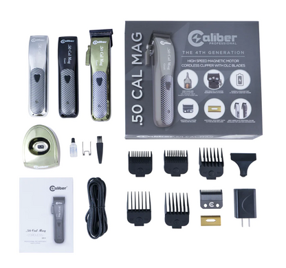 Caliber .50 Cal Mag High Speed Magnetic Motor cordless Clipper 4 Gen (Army Green)