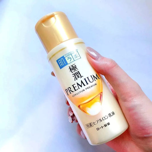 ROHTO Hada Labo GOKUJYUN PREMIUM Emulsion Hyaluronic Acid Milky Cream (4.73 oz)