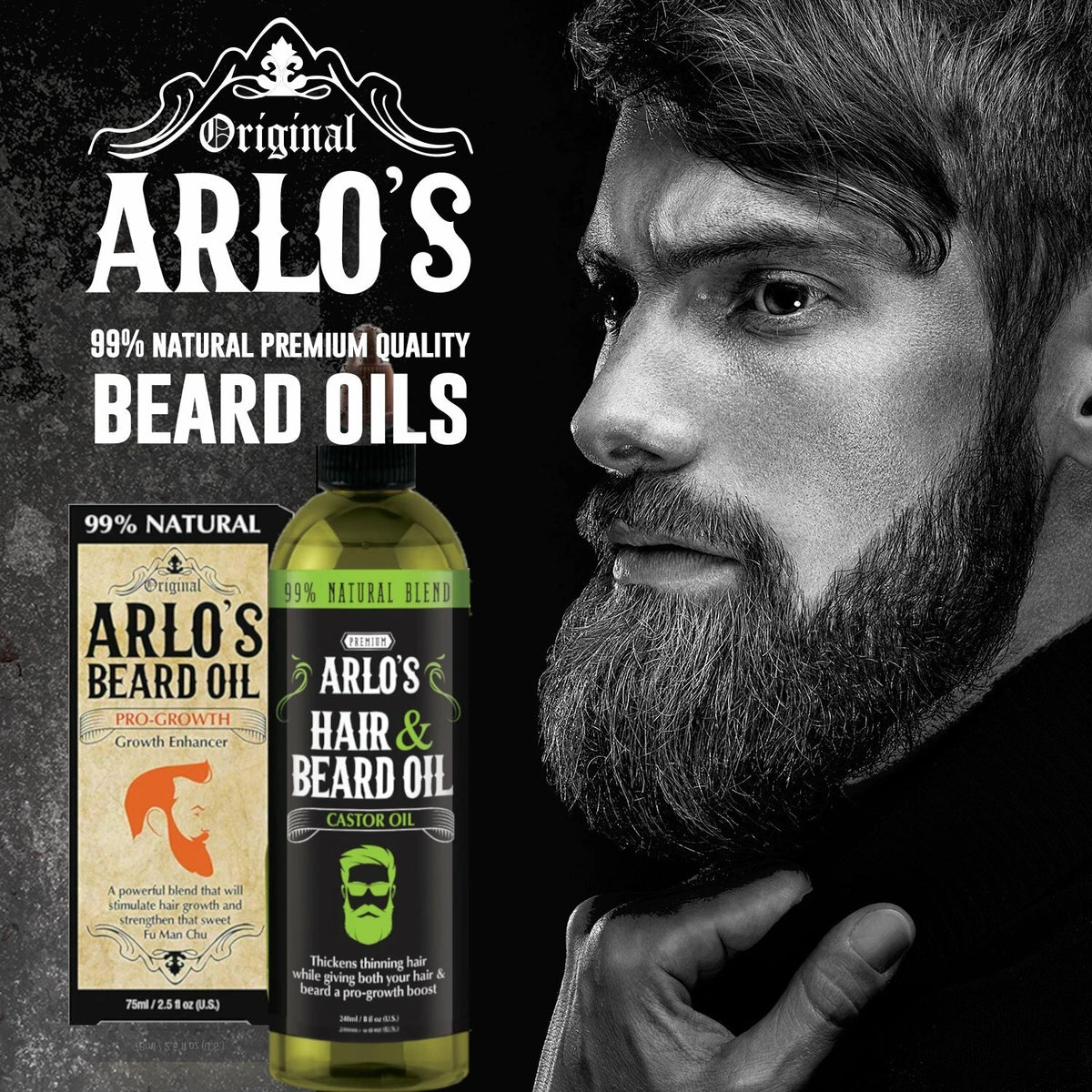 ARLOS Hair & Beard Oil (8oz)