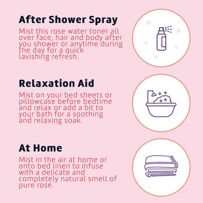 De La Cruz Rose Water Spray (8 oz)