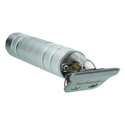 BARBASOL Classic Stainless-Steel Rechargeable Zero-Gapped T-Blade Trimmer