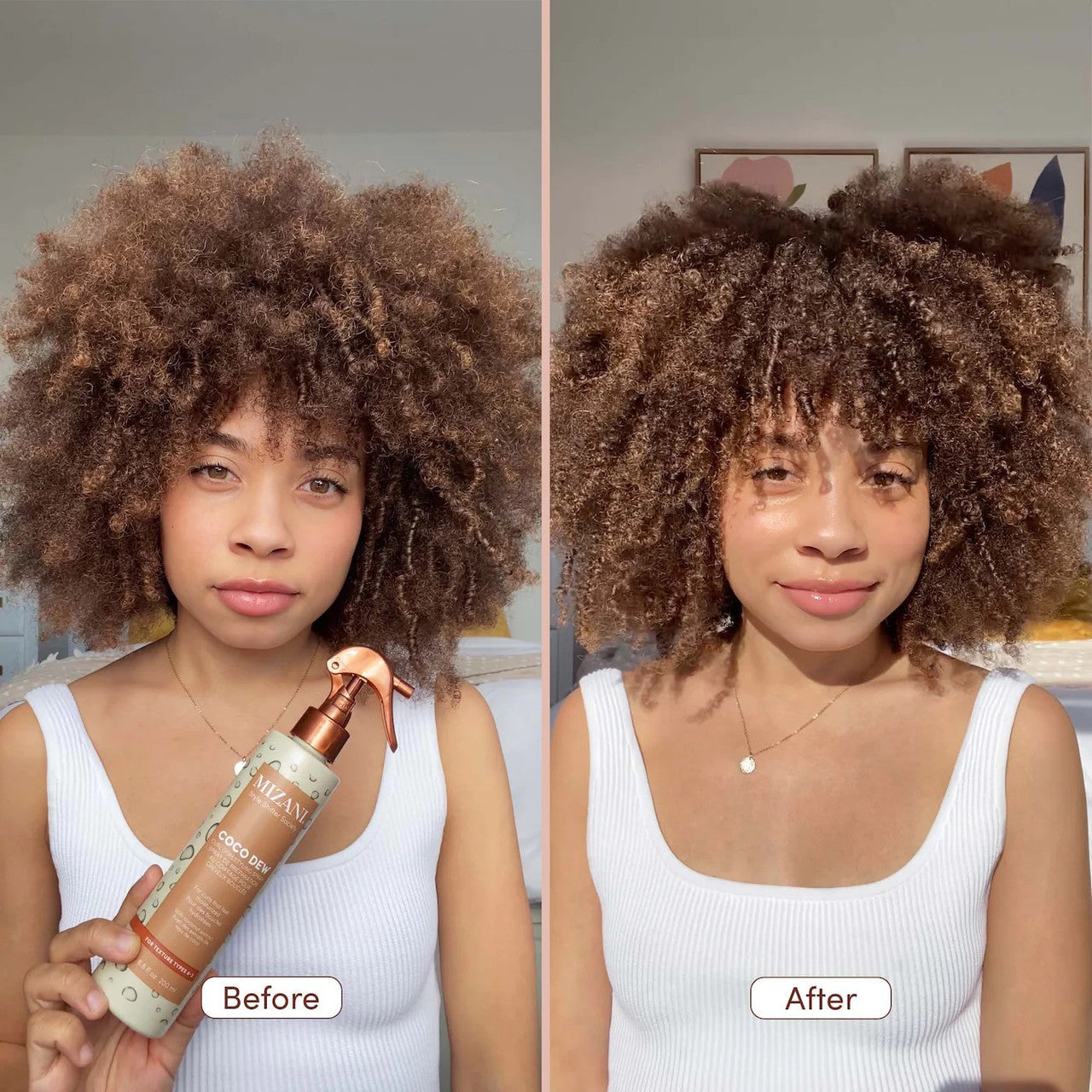 MIZANI Coco Dew Curl Pre-Styling & Restyling Refresher Spray