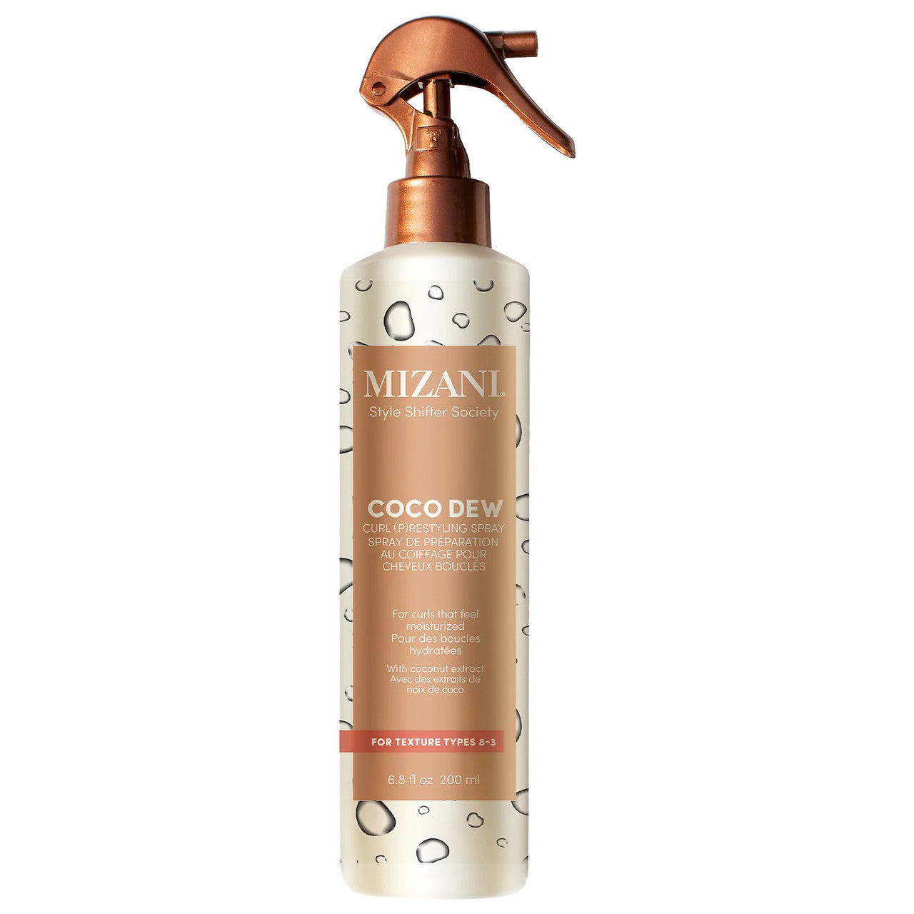 MIZANI Coco Dew Curl Pre-Styling & Restyling Refresher Spray