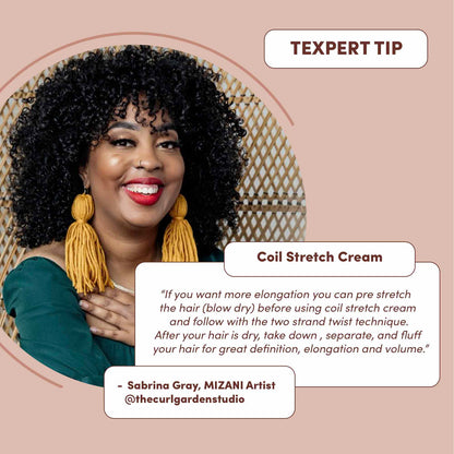 MIZANI True Textures Coil Stretching & Styling Curl Cream