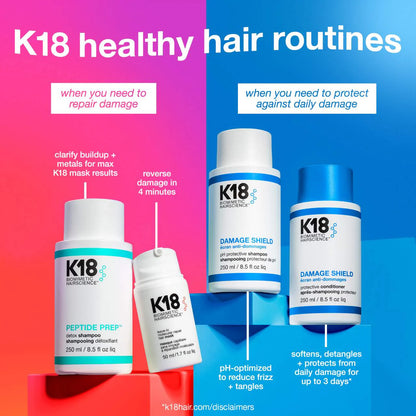 K18 DAMAGE SHIELD pH Protective Shampoo (8.5oz)