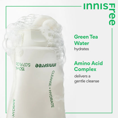 INNISFREE Green Tea Amino Hydrating Cleansing Foam (5.29 oz)