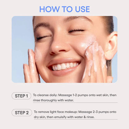 LANEIGE Mini Water Bank Gentle Gel Cleanser with Hyaluronic Acid (2.7oz)