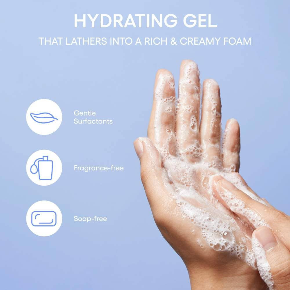 LANEIGE Mini Water Bank Gentle Gel Cleanser with Hyaluronic Acid (2.7oz)