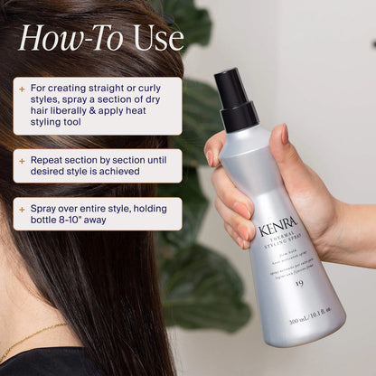 KENRA Thermal Styling Spray 19 with Heat Protectant (10oz)