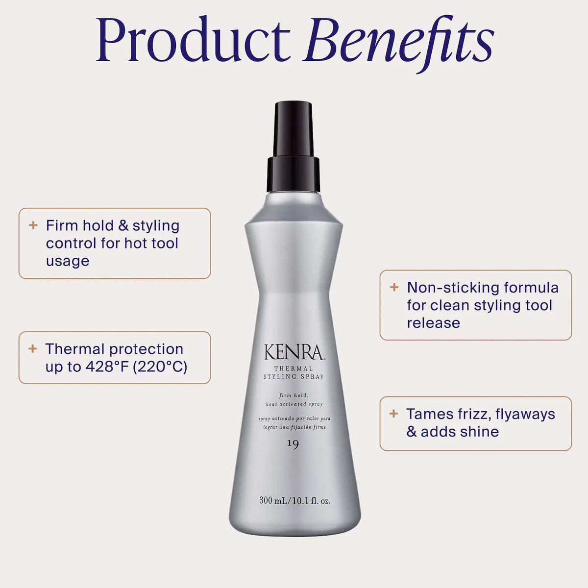 KENRA Thermal Styling Spray 19 with Heat Protectant (10oz)