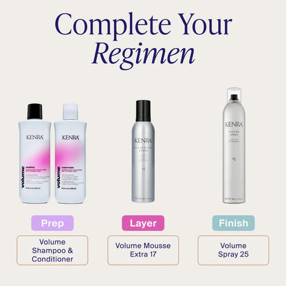 KENRA Professional Volume Spray 25 Super Hold Finishing Hairspray (10oz)