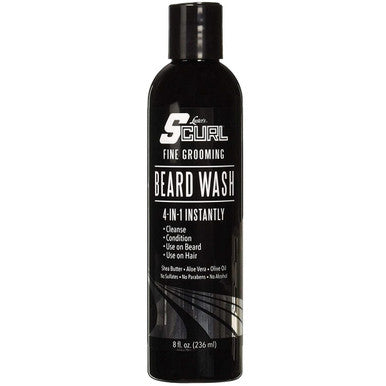Luster's SCurl Fine Grooming 4-IN-1 Beard Wash (8 oz)