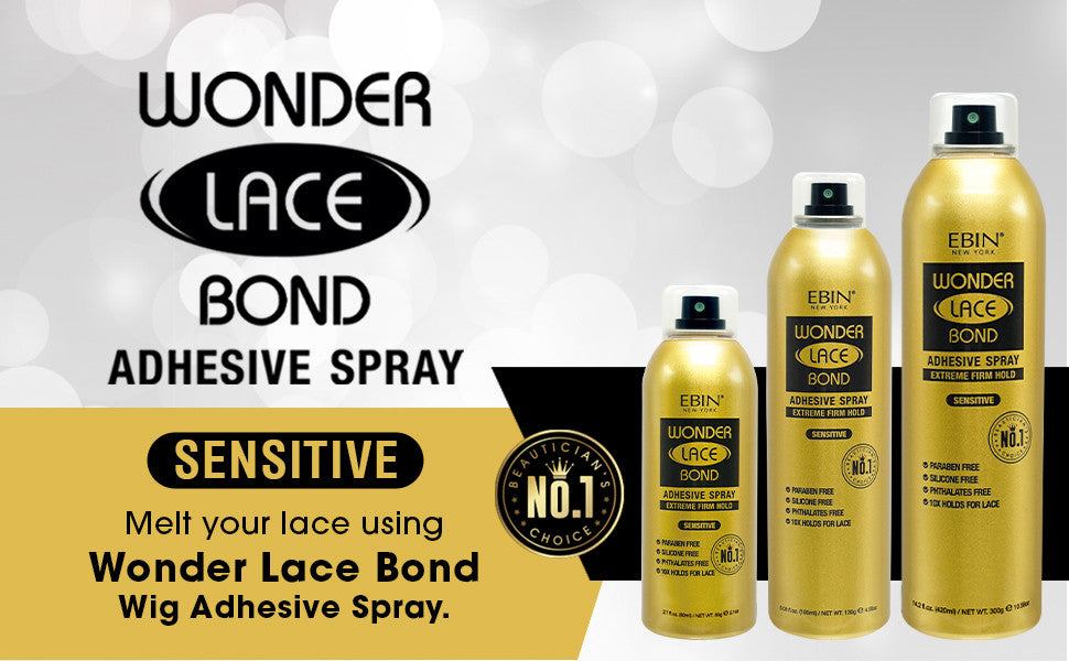 Ebin New York Wonder Lace Bond Adhesive Spray (Sensitive - Extreme Firm Hold)