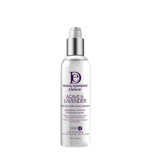 Design Essentials Agave & Lavender Weightless Thermal Protectant Serum (Step 4)
