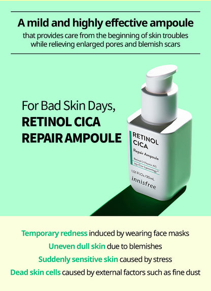 INNISFREE Retinol Cica Repair Ampoule (1.01 oz)