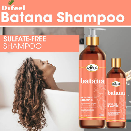 Difeel Batana Sulfate Free Shampoo (12 oz)