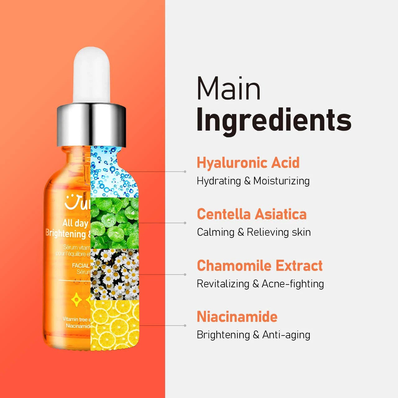 JUMISO All Day Vitamin Brightening & Balancing Facial Serum (1.01 oz)