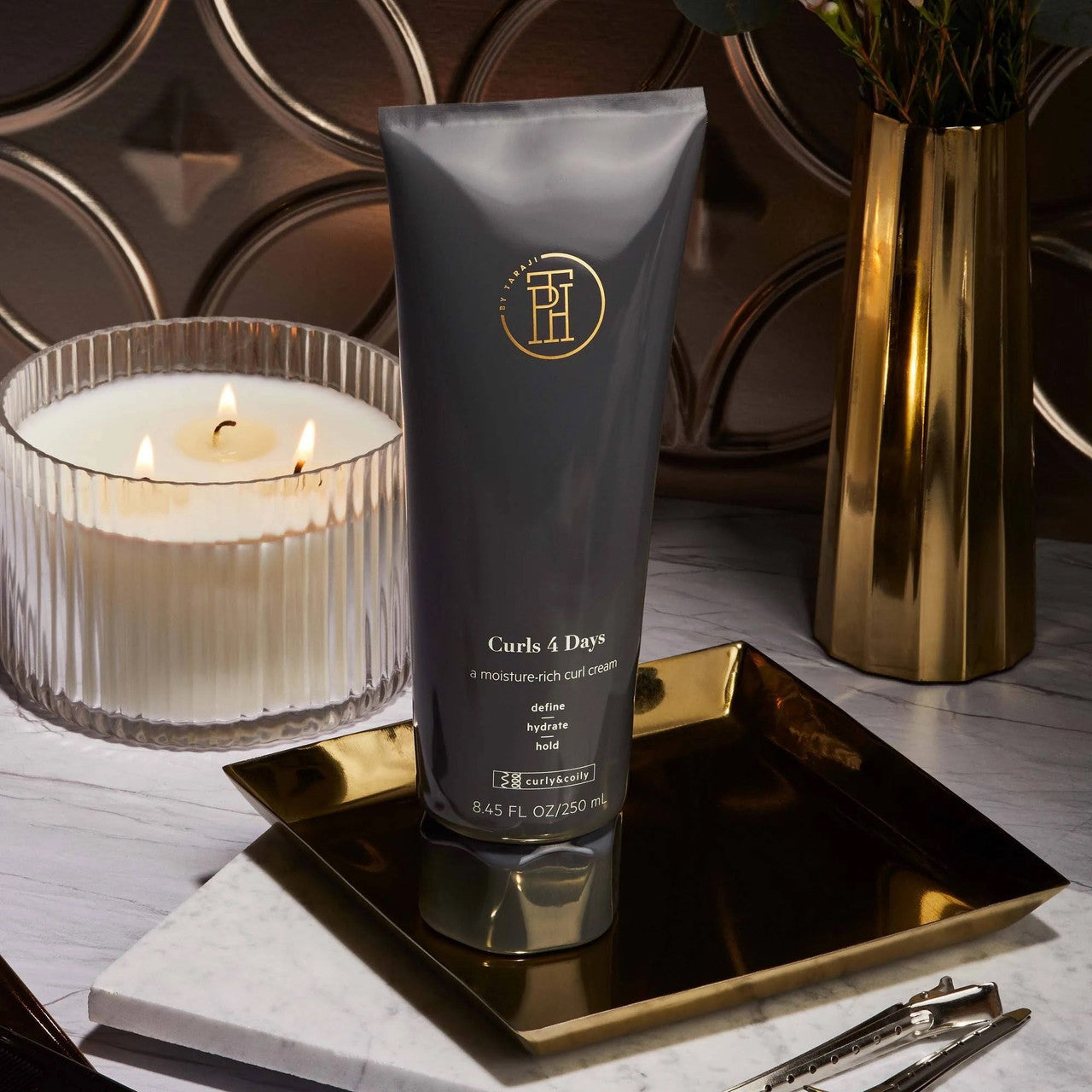 TPH Curls 4 Days a moisture-rich curl cream