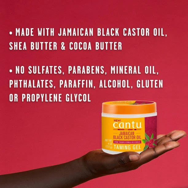 Cantu Jamaican Black Castor Oil Taming Gel (4 oz)