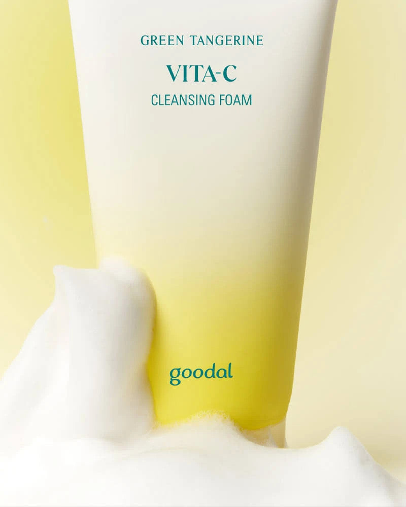 [GOODAL] Green Tangerine Vita C Cleansing Foam (5.07 oz)