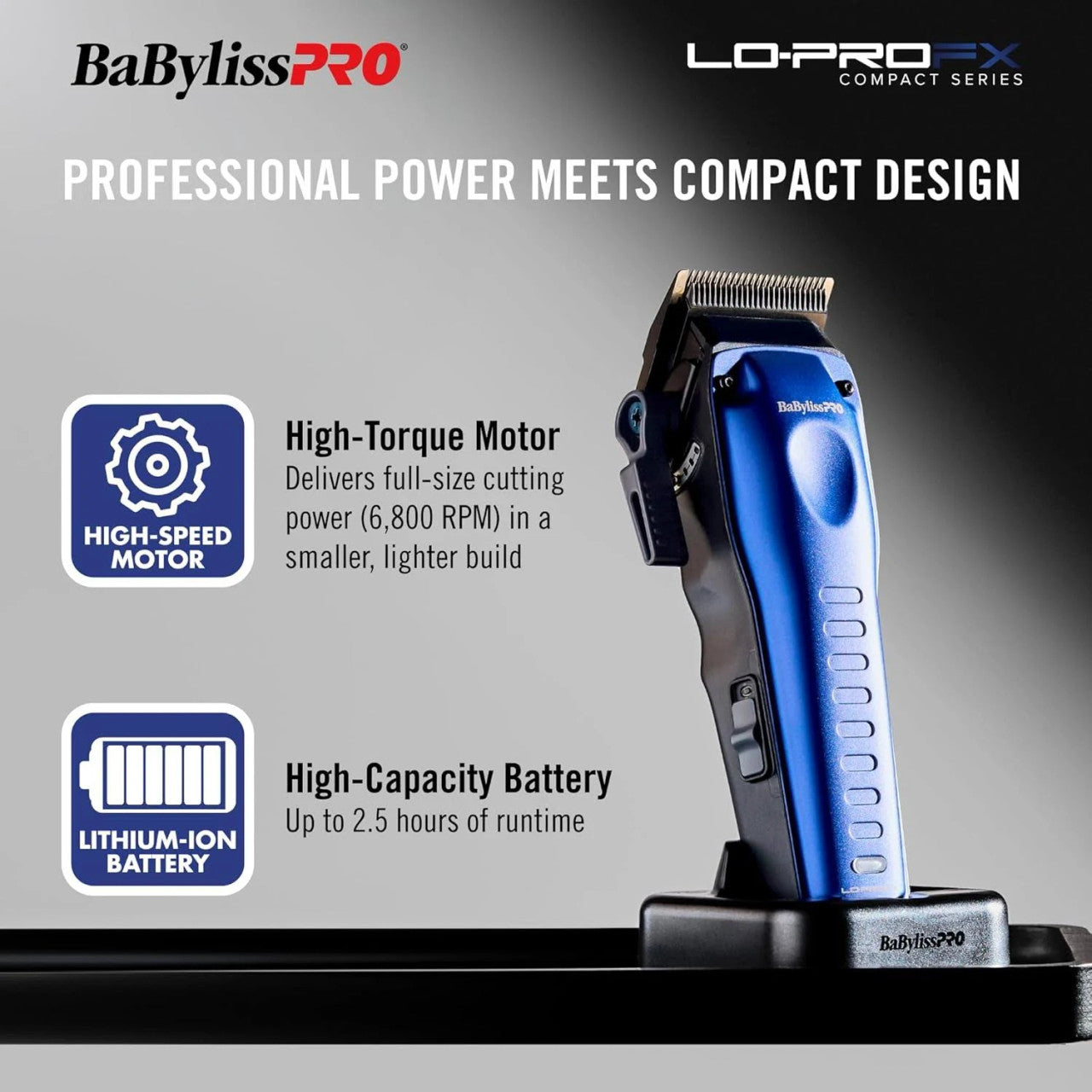 BaBylissPRO Compact LO-PRO Clipper (FX82)