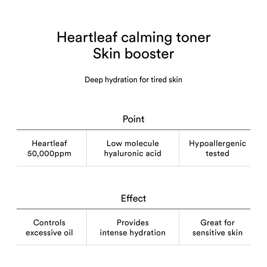 [Abib] Heartleaf Calming Toner Skin Booster (6.76 oz)