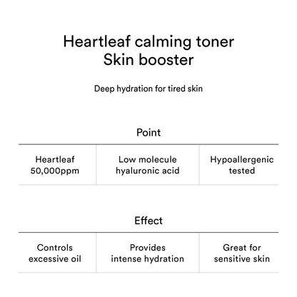 [Abib] Heartleaf Calming Toner Skin Booster (6.76 oz)