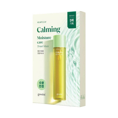 [GOODAL] Heartleaf Calming Moisture Care Sheet Mask (5 Sheets)