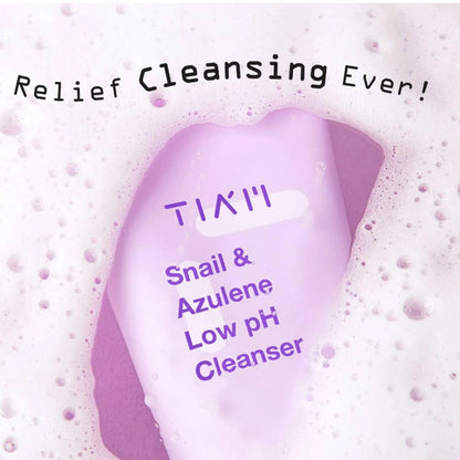 TIAM Snail & Azulene Low pH Cleanser (6.76 oz)
