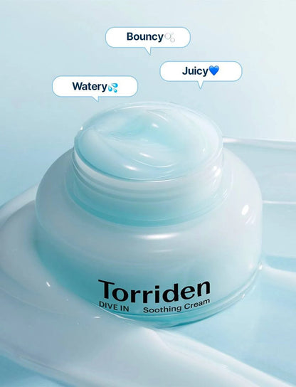TORRIDEN DIVE-IN Hyaluronic Acid Soothing Cream (3.38 oz)