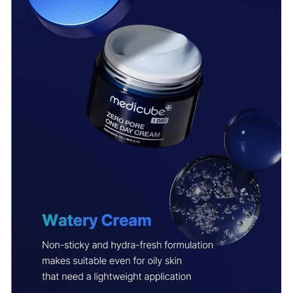 MEDICUBE Zero Pore One Day Cream (1.69 oz)
