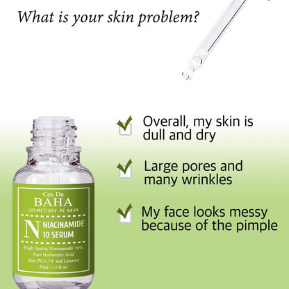Cos De BAHA Niacinamide 10 Serum (1oz)