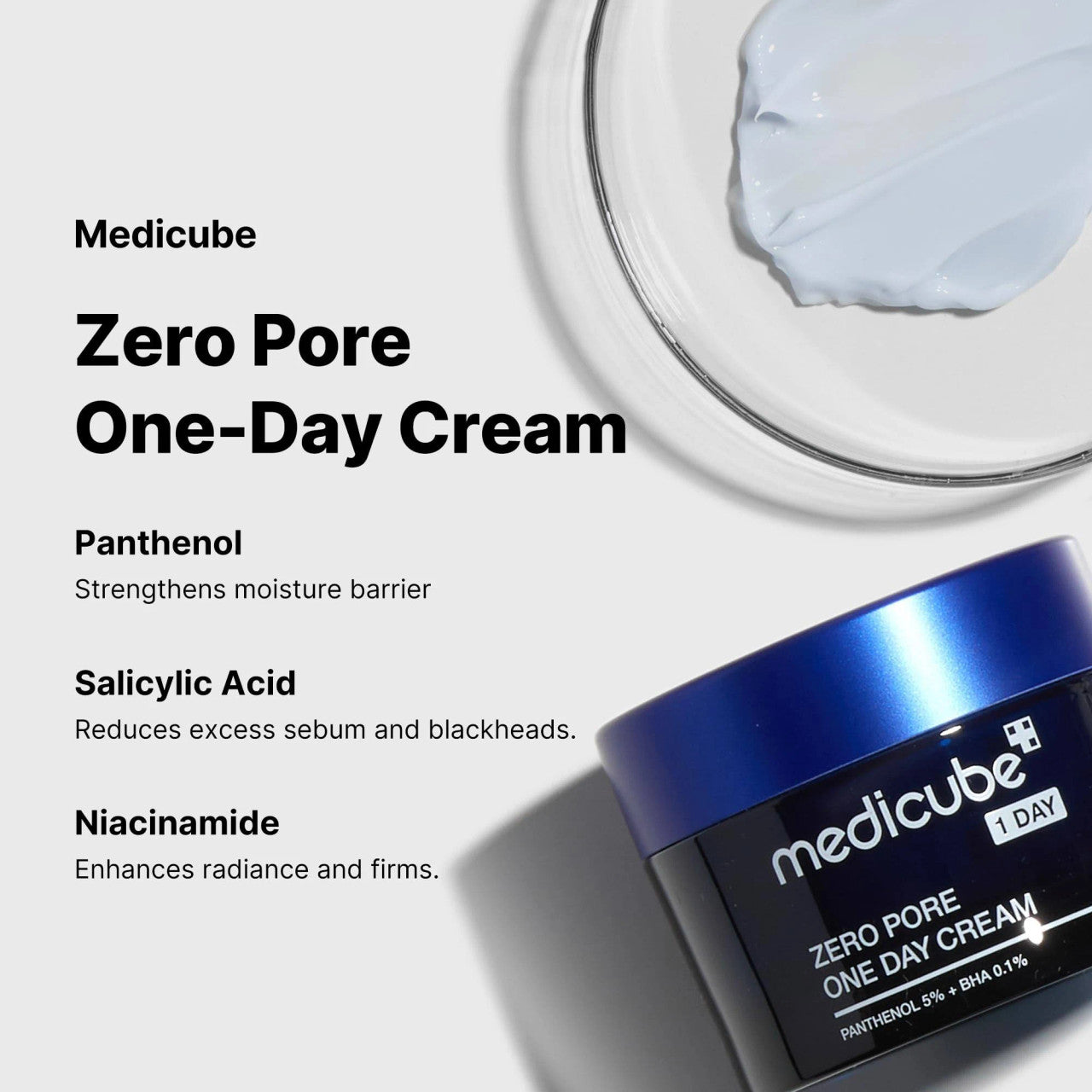 MEDICUBE Zero Pore One Day Cream (1.69 oz)