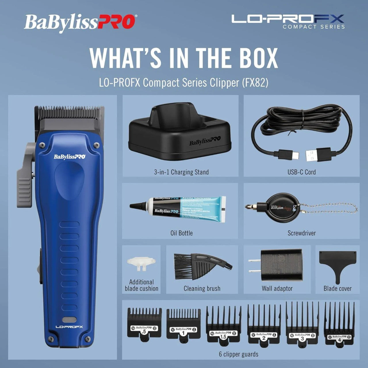 BaBylissPRO Compact LO-PRO Clipper (FX82)