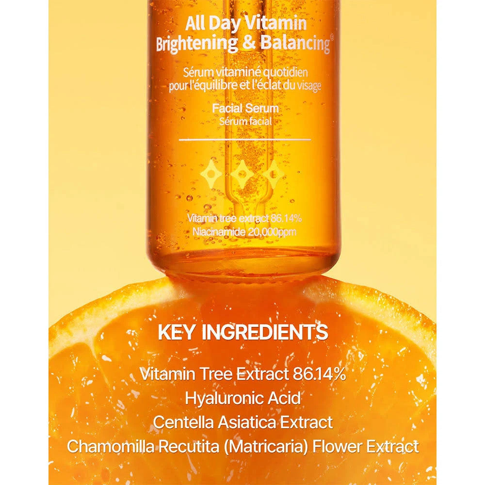 JUMISO All Day Vitamin Brightening & Balancing Facial Serum (1.01 oz)