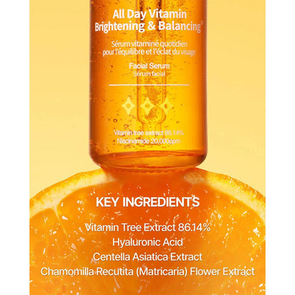 JUMISO All Day Vitamin Brightening & Balancing Facial Serum (1.01 oz)