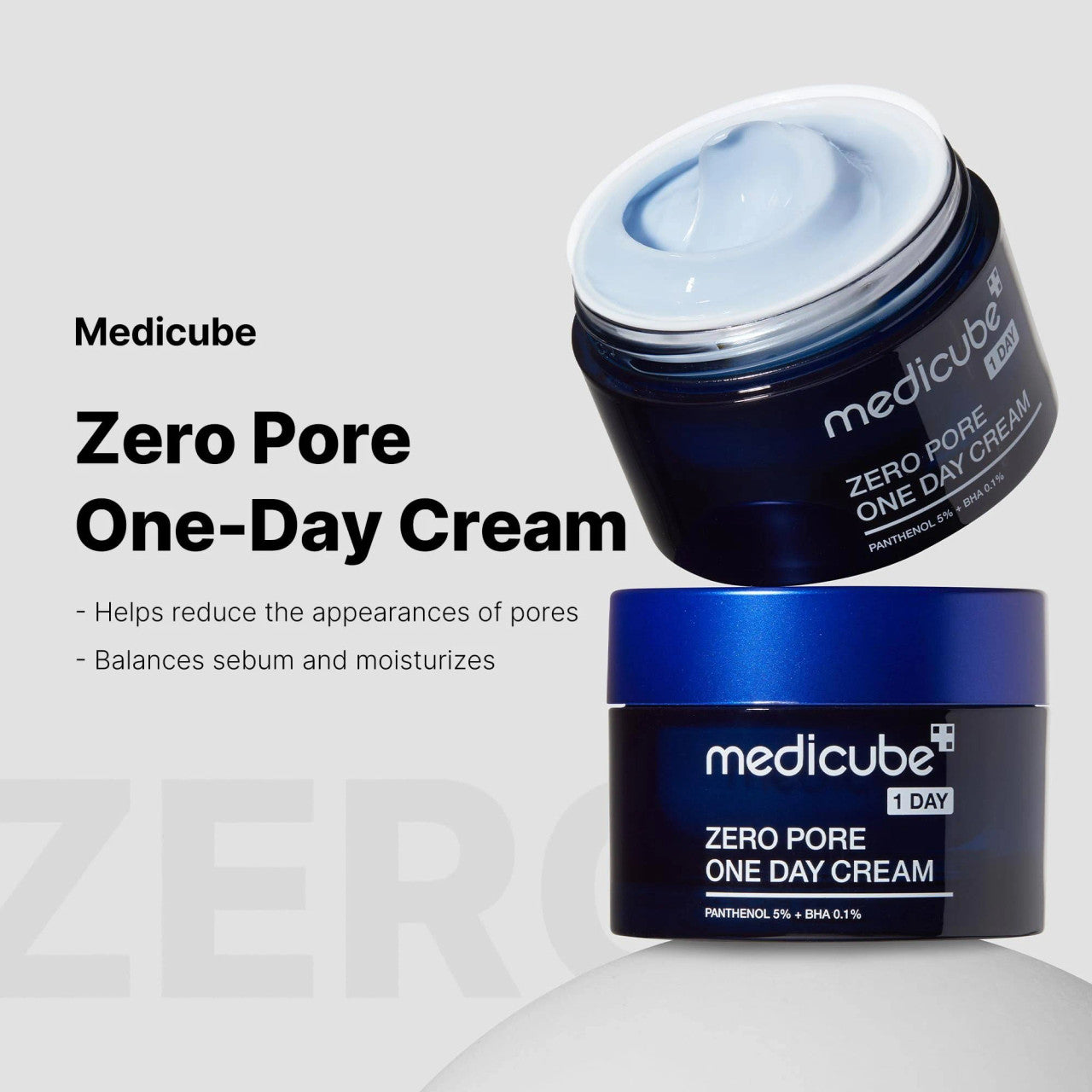 MEDICUBE Zero Pore One Day Cream (1.69 oz)
