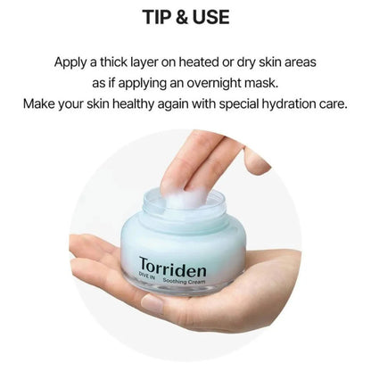 TORRIDEN DIVE-IN Hyaluronic Acid Soothing Cream (3.38 oz)
