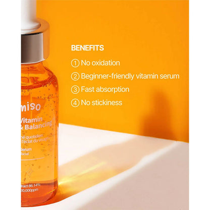 JUMISO All Day Vitamin Brightening & Balancing Facial Serum (1.01 oz)