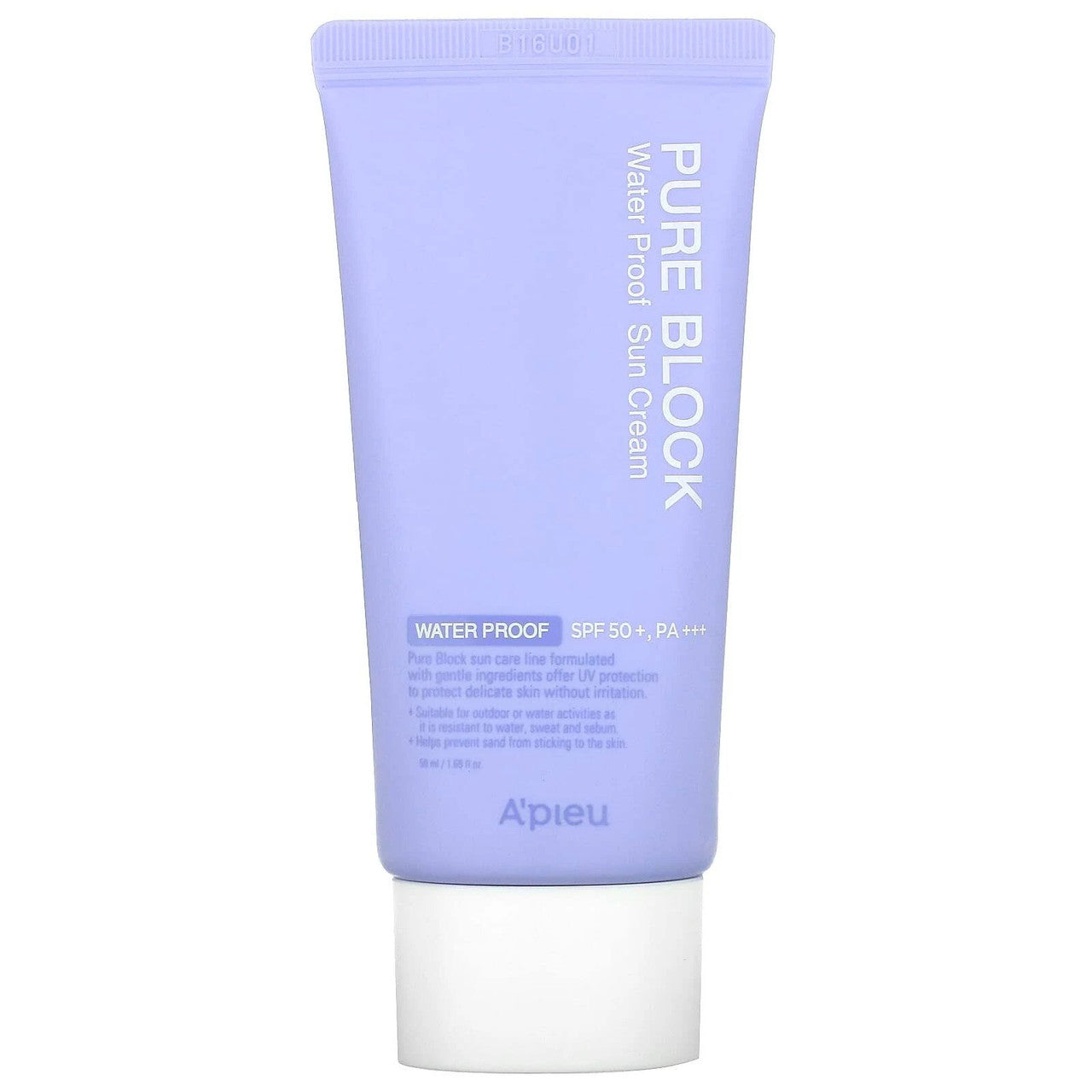 [A'PIEU] Pure Block Water Proof Sun Cream SPF50+/PA+++ (1.69 oz)
