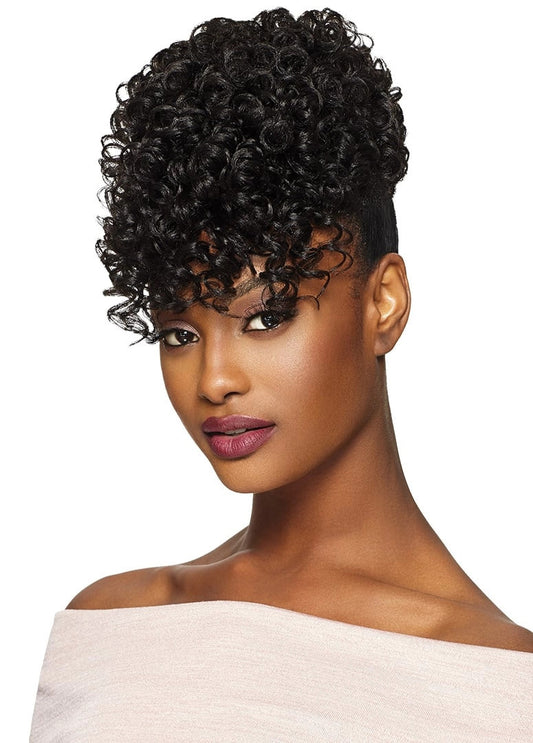 OUTRE Synthetic Pretty Quick Pony Drawstring Ponytail - PINEAPPLE PONY SOFTIE
