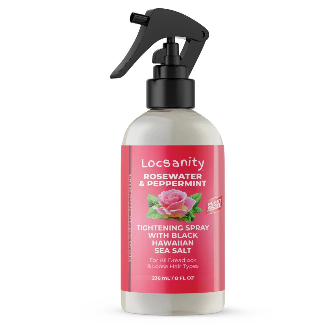 LOCSANITY Rosewater & Peppermint Tightening Spray Mist (12 oz)