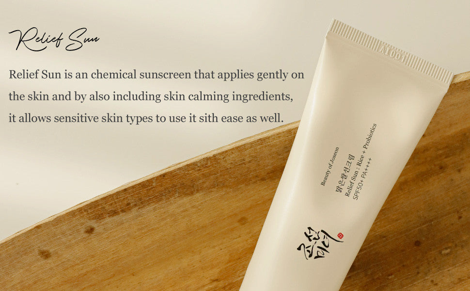 [BEAUTY OF JOSEON] - Relief Sun : Rice + Probiotic PA++++ , SPF50+