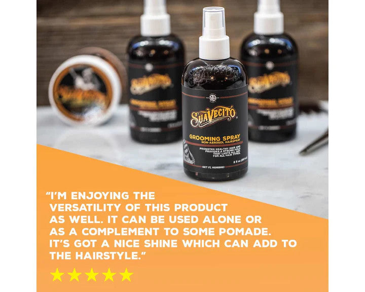 Suavecito Grooming Non Aerosol Hairspray for Men (8oz)