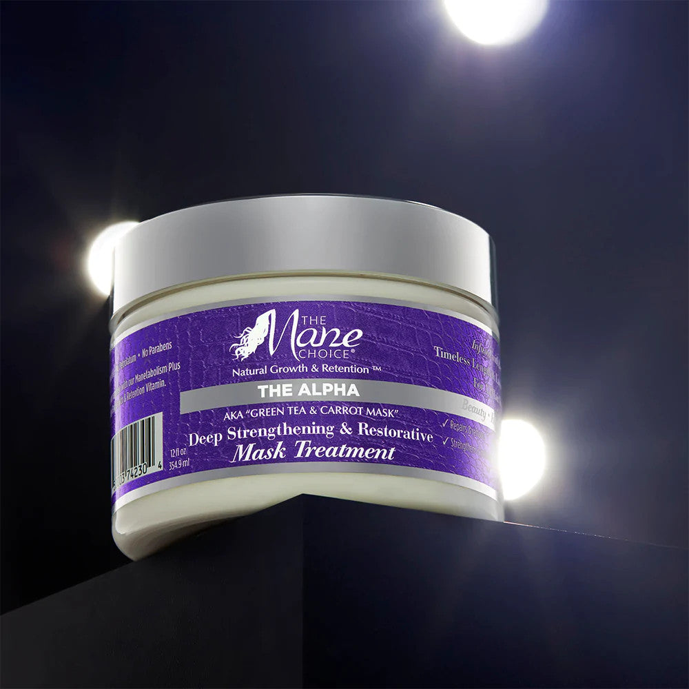 The Mane Choice Green Tea & Carrot Deep Strengthening & Restorative Mask Treatment