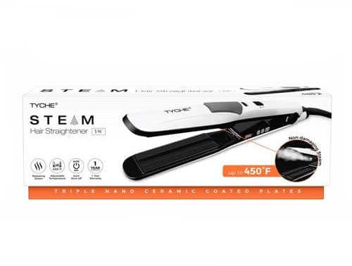 TYCHE Steam Hair Straightener 1 3/8