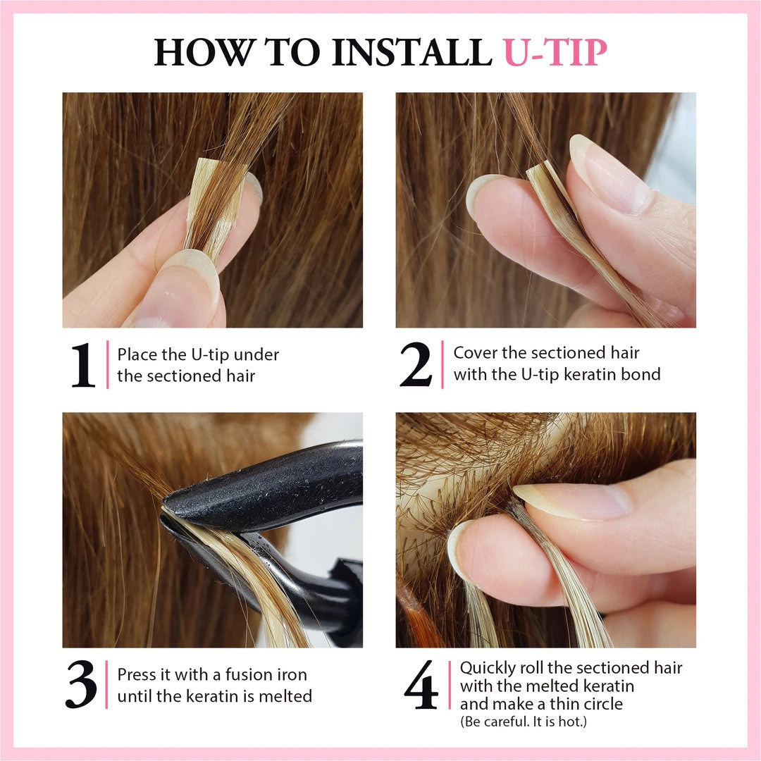 Hair Couture U-Tip Fusion Remy Human Hair Extension