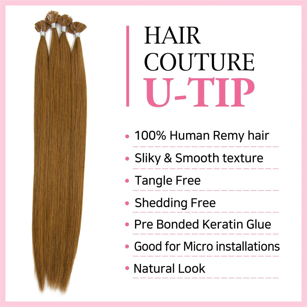 Hair Couture U-Tip Fusion Remy Human Hair Extension