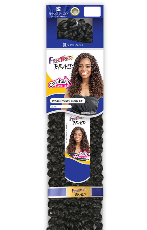 Freetress Braid Crochet Synthetic Crochet - Water Wave Bulk 12"